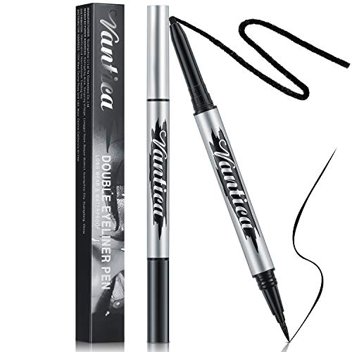 VANTICA Liquid Eyeliner & Gel Eyeliner Pencil 2 In 1 Double end Felt