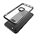 JETech Case for iPhone 7 and iPhone 8, Ring Holder Kickstand, Shock-Absorption Bumper Cover, Black
