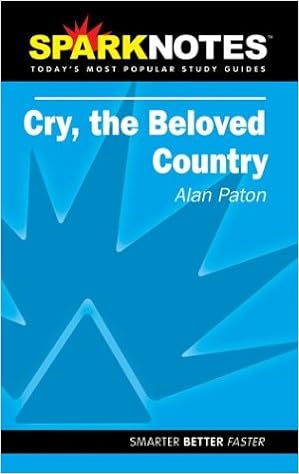 Amazon Com Cry The Beloved Country Sparknotes Literature Guide Sparknotes Literature Guide Series 9781586633837 Paton Alan Sparknotes Books