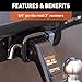 CURT 23021 Trailer Hitch Lock, 5/8-Inch Pin Diameter, Fits Most 3-Inch Receivers