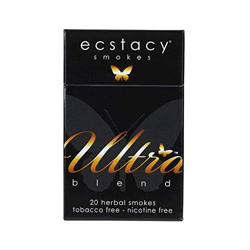 ecstacy herbal cigarette menthol Ecstacy Herbal Cigarettes | Nicotine Free Cigarettes with Menthol Flavor |  1 Pack(20single) of Tobacco Free Smokes (Ultra) in Kenya