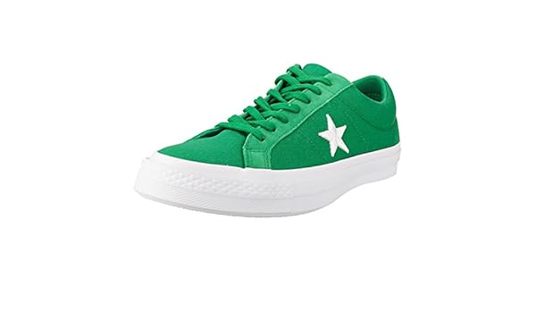 converse one star white green