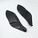 Black Side Wing Windshield Air Deflector Windscreen For Harley Touring FLHR FLHT FLHX 1996-2013