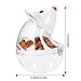 Slow Feed Cat Food Tumbler Pet Treat Ball Toy Feeder