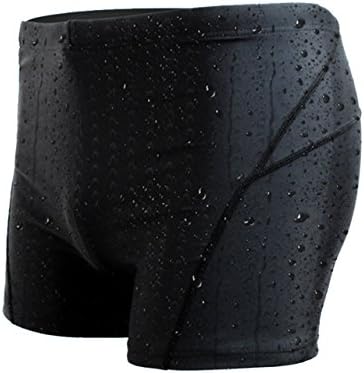 Alipolo Men's Compression Speed Short Solid Jammers Shorts Briefs Trunks-Male/Boys Black XL