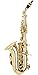 Allora Vienna Series Intermediate Curved Soprano Saxophone AASC-503 - Lacquer