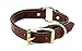 Mendota Pet Leather Hunt Collar - Dog Collar - Made in The USA - Chestnut, 1 in x 16 in (Wide)
