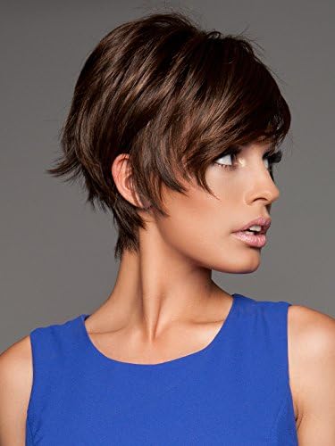 Naseily Short Brown Haircuts for Women Synthetic Short Wigs for African American Women Black Women Hairstyles