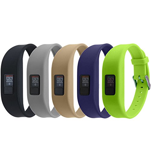 Band for Garmin Vivofit 3 / Vivofit JR, Soft Silicone Replacement Watch Band Strap for Garmin Vivofit 3 / Garmin Vivofit JR Activity Tracker, Fit 6.0"-9.0" (152mm-230mm) Wrist