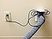 Cen-Tec Systems 99702 Central Vacuum 35 Foot Universal Connect Electric Hose with Hose Sock and Button Lock Stub Tube