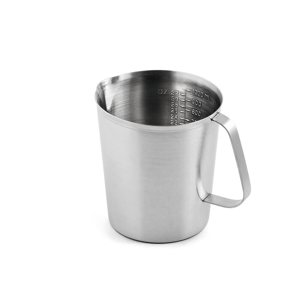 Weis Measuring jug 1,5 L of Stainless Steel, Silver, 14 x 14 x 15 cm