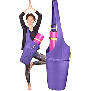 Jambala Large Yoga Mat Bag Carrier and Socks Bundle, 4 Pockets