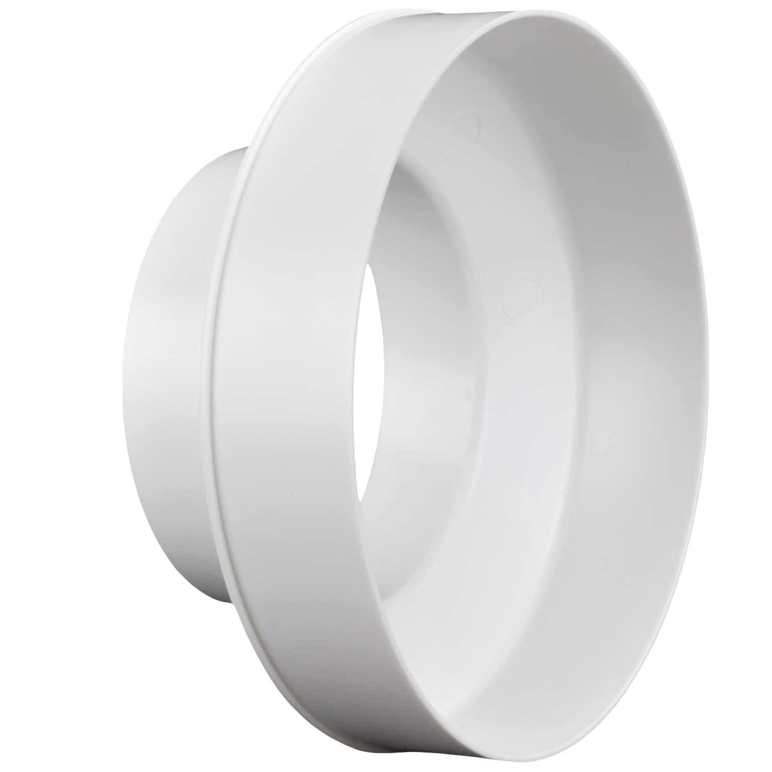 Fantronix 150mm to 100mm Round Ducting Reducer – Vent Pipe Adapter for Extractor Fans, Cooker Hoods, Tumble Dryers & HVAC Ducting