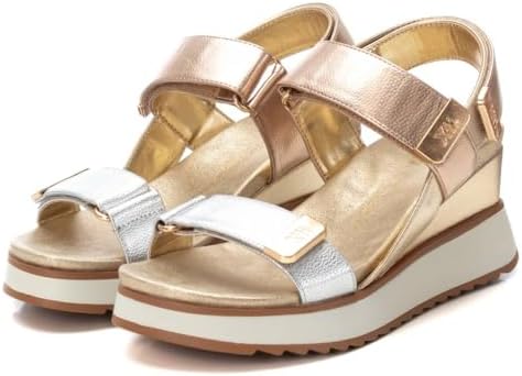- Sandale Femme Or - Chaussures confortables et polyvalentes - Mode décontractée - Modèle 14388201 (Taille39)