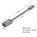 Nekteck USB-IF Certified(2-Pack) USB C to USB 3.0 Aluminum Adapter Thunderbolt 3 to USB A Female Cable Connector Support OTG Function, Compatible with 2018 MacBook Air/Pro, Galaxy Note 9 S9/ Gray