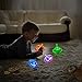 Hanukkah Dreidel - Musical Light Up Spinning Tops Set - Plays 2 Classic Hanukkah Songs - Assorted Colors 2 Pack