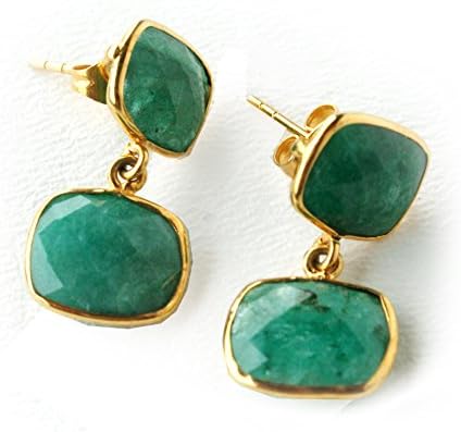 Addison Weeks Whitten Drop Earrings Posts Green Aventurine