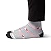 Sheec TrouSox - Reinforced Crew Length Men's Dress Socks - Valentine's Day Heartstring (Regular | 1 Pair)
