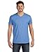 Hanes Men's Cotton Nano V-Neck T-Shirt,Vintage Blue,XL