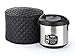 Covermates Keepsakes â€“ Rice Cooker Cover â€“ Dust Protection - Stain Resistant - Washable â€“ Appliance Cover, Black
