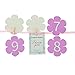 1st Happy Birthday Glitter Decorations-Purple Butterfly 3D Birthday Banner and Flower Monthly Milestone Photo Banner,1-12 month Numbering Photography Garland,Great For Baby Kid 1 Year old Celebration