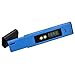 MacDoDo PH-02 Digital PH Meter Tester Best For Water Aquarium Pool Hot Tub Hydroponics Wine - Push Button Calibration Resolution 0.01 / High Accuracy +/- 0.05 - Large LCD Display (Blue)