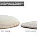 Madholly 4 Packs Exfoliating Loofah Sponge Pads, Natural Luffa Material Loofah Sponge for Men and Women, Perfect for Bath Shower and Spa