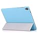 MoKo Google Nexus 9 Case - Slim Lightweight Smart-shell Stand Cover Case with Rubberized back for Google Nexus 9 8.9 inch Volantis Flounder Android 5.0 Lollipop tablet by HTC, Light BLUE