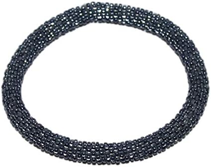 goldenlines Handmade Crochet Seed Bead Nepal Bracelet SB102