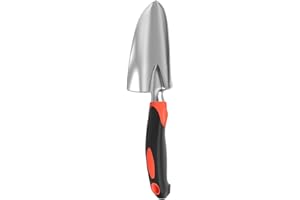 MAXLANDER Garden Shovel Trowel,Aluminum Alloy Hand Trowel with Ergonomic Non-Slip Handle for Transplanting Weeding and Digging