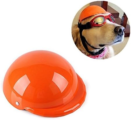 Dog Helmet MYTOP So Cool Plastic ABS Helmets for Pet Sun Rain Protection Cats Dogs Helmet Larger Small Medium Costumes Accessories in Pet Supplies