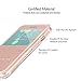 iPhone 8 Case, iVAPO iPhone 8 Cover with View Window Cover Leather Case with Stand and Metal Sensor iPhone Case for iPhone 8 iPhone 7 iPhone 6 4.7inch Rose Gold
