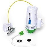 FLUSH -N-SAV 2 - Inch Dual Flush Quick Connect Valve Conversion Kit W/Handle & Overflow Water Conserver, Eliminates The Use O
