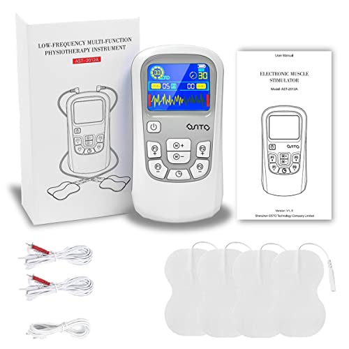TENS Unit Muscle Stimulator Replacement Pads 25 Modes Dual Channel TENS