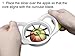 Premium Apple Slicer Corer - 100% Non-Magnetic Stainless Steel Blades, White