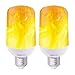 Amazon Basics LED Bulb, Simulates Moving Flame, Suitable for Enclosed Fixtures - 2-Pack
