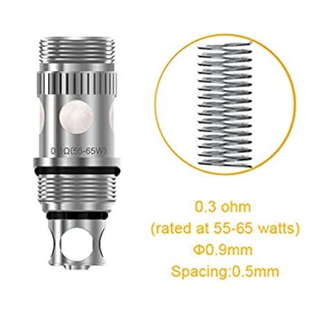 Aspire Triton Verdampferköpfe - 5er Pack, Zubehör/Widerstand:0.3 Ohm