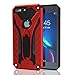 Kitoo Designed for iPhone 8 Plus Case with Ring Kickstand, Military Grade 12ft. Drop Tested - Red