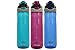 Contigo AUTOSPOUT Water Bottles, 24oz, Scuba Straw Free, Monaco, Scuba & Very Berry 3-Pack
