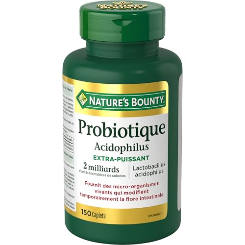 NATURE'S BOUNTY Extra Strength Acidophilus Probiotic, Temporarily Modifies Gut Flora, 105 g