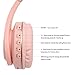 Kids Bluetooth Headphones Wireless/Wired On Ear Foldable Headphones for Kids Adults,Built-in Mic,FM,Micro SD/TF Card Slot,Stereo Sound for Pc Tablet Cell Phones Ipad Airplane School Use(Pink)thumb 4