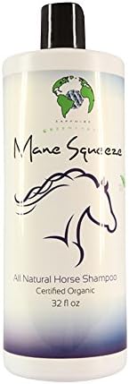 Horse Shampoo and Conditioner for Mane-and-Tail – All-Natural and Organic for Pet and Pony – Extra Vitamins and Antioxidants – Soothes Sensitive Skin