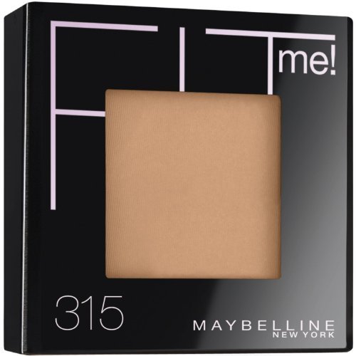 Maybelline New York Fit Me! Pressed Powder, Soft Honey [315] 0.30 oz (Pack of 2)