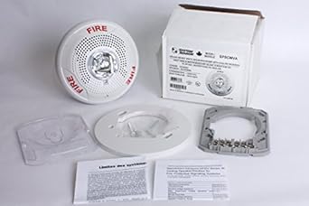 System Sensor SPSCWVA Ceiling Mount Speaker/Strobe White ...