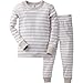 Gerber Little Boys' 2 Piece Cotton Pajama, Oatmeal Stripe, 3T