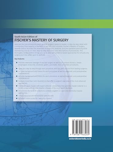 Mastery of Surgery, 7th South Asian ed 1