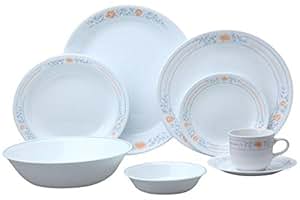 corelle apricot grove 76 pc dinnerware set