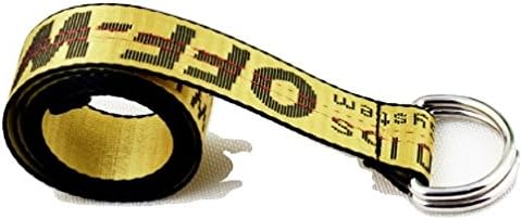 Amazon Ein 全4色 ベルト ガチャベルト ロングベルト リングベルト ガチャベル リング式ベルト カラーベルト シルバー イエロー レッド ブラック Wego ナイキ Vans 好きな方に イエロー ベルト 通販