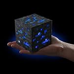 ThinkGeek Minecraft Light-Up Diamond Ore Officially Licensed in ThinkGeek Packaging