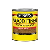 Minwax 70006444 Wood Finish Penetrating  Stain, quart, Special Walnut